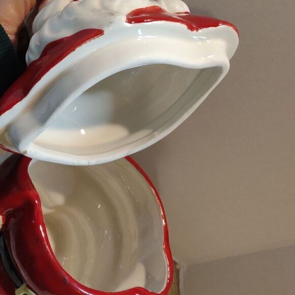 Vintage Santa Ceramic Cookie Jar . TS - Picture 3 of 6